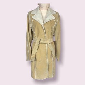 Vintage y2k penny lane suede coat
